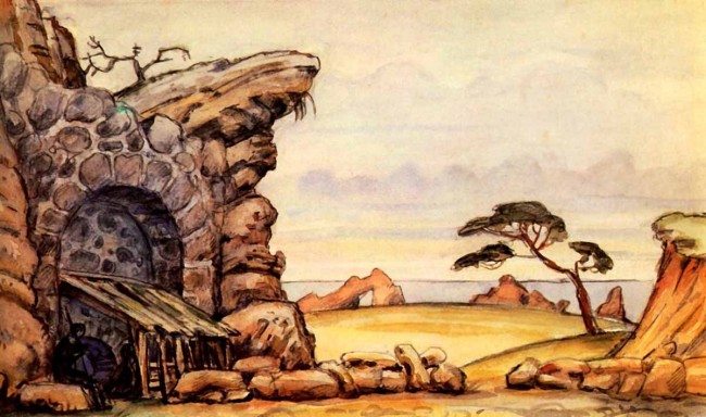 Сочинение по картине: Добужинский - "Хижина Гаэтана"